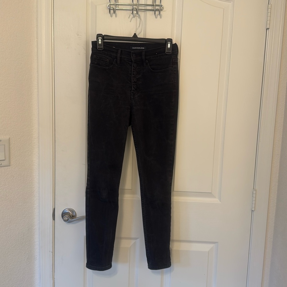 Calvin Klein jeans black high waisted